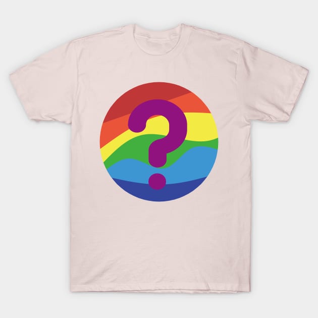 Question Rainbow T-Shirt by EunsooLee